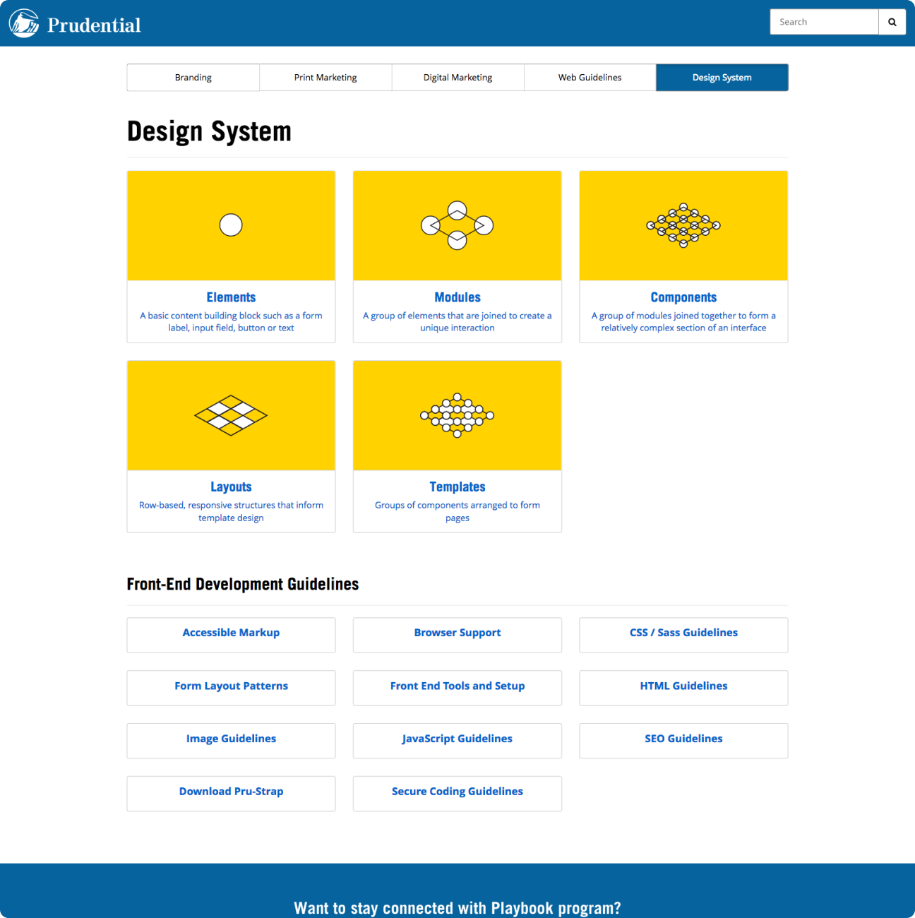 playbook-design-system-page